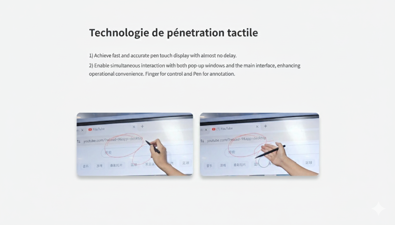 Écran tactile IR intégré avec IA – Série RS03