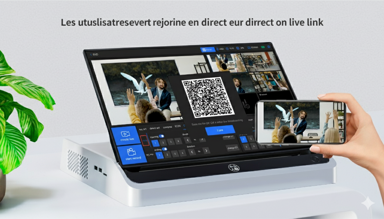 Solution mobile de captation et de diffusion vidéo W-R01