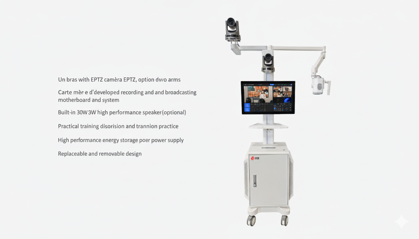 Solution de formation pratique avec enregistrement et diffusion – Série W-R04