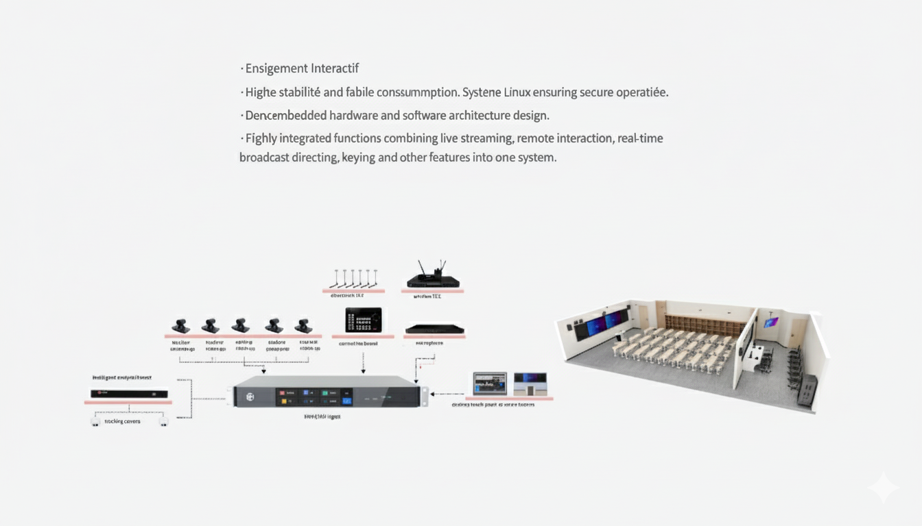 Solution audiovisuelle 4K