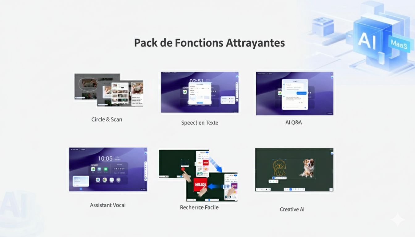 Écran tactile EDLA interactif – Série RS02