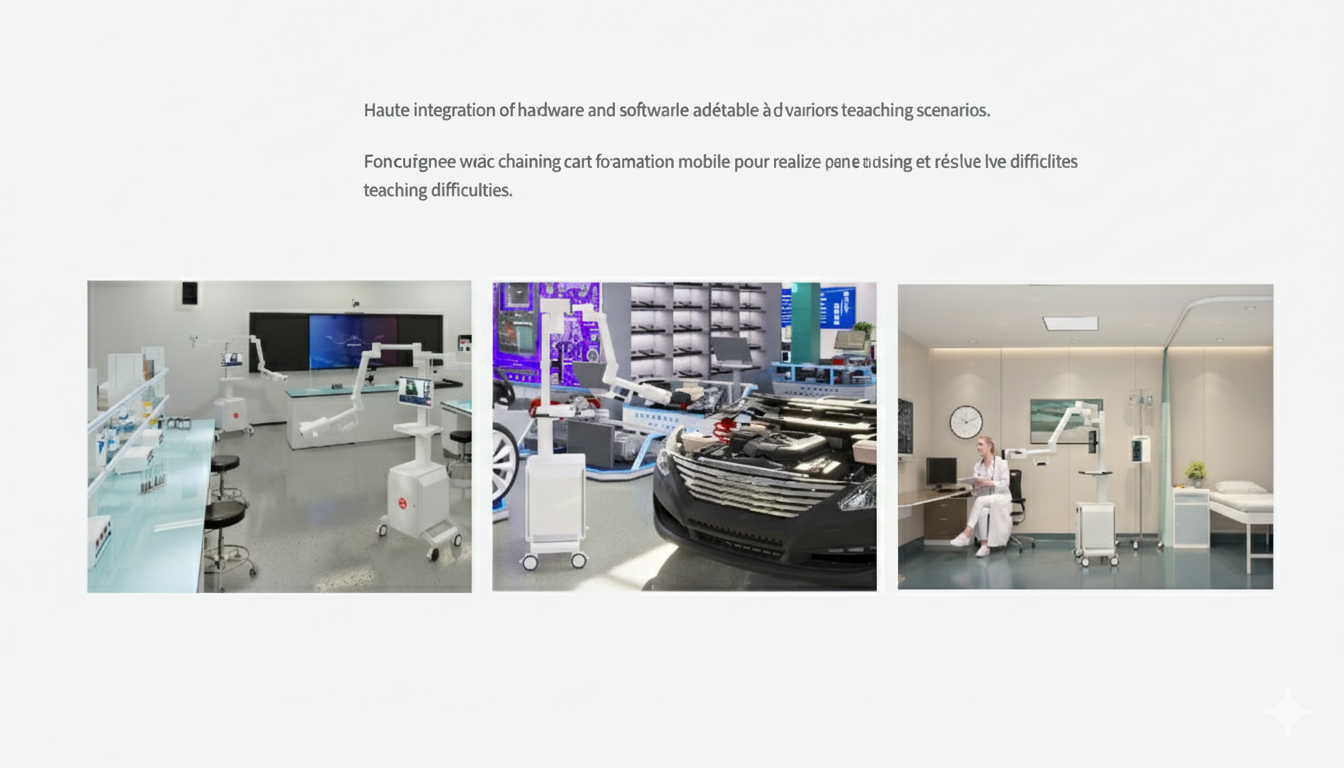 Solution de formation pratique avec enregistrement et diffusion – Série W-R04