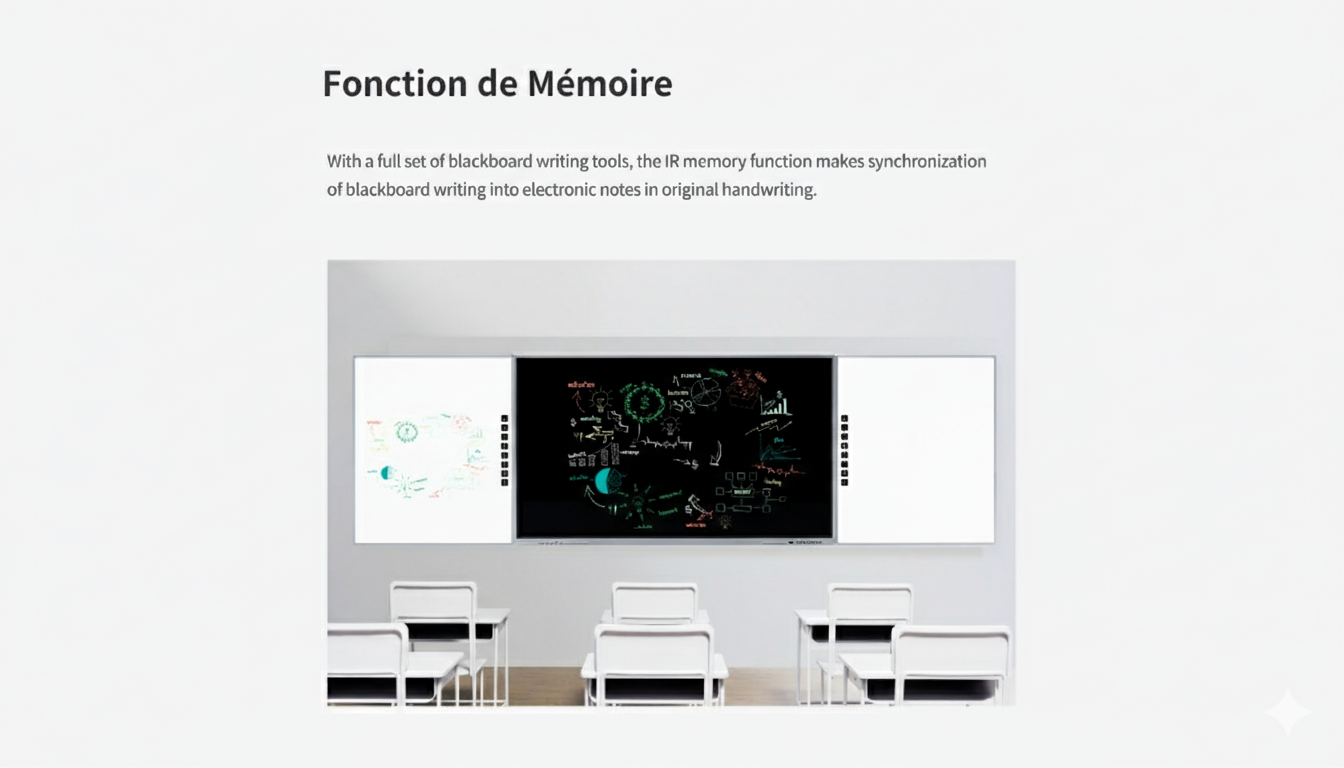 Tableau i-ntelligent à infrarouge – Série IBB-F01