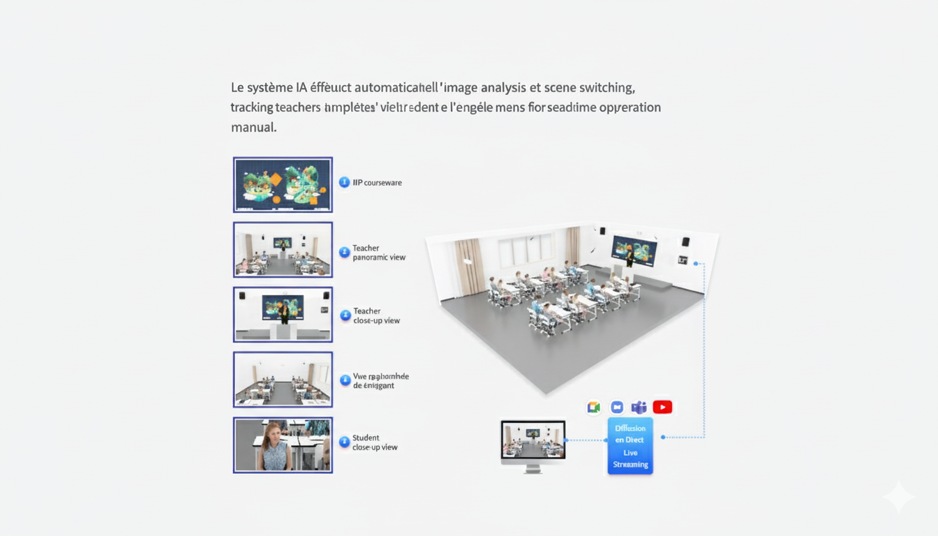Solution de captation et de diffusion pour les salles de classe