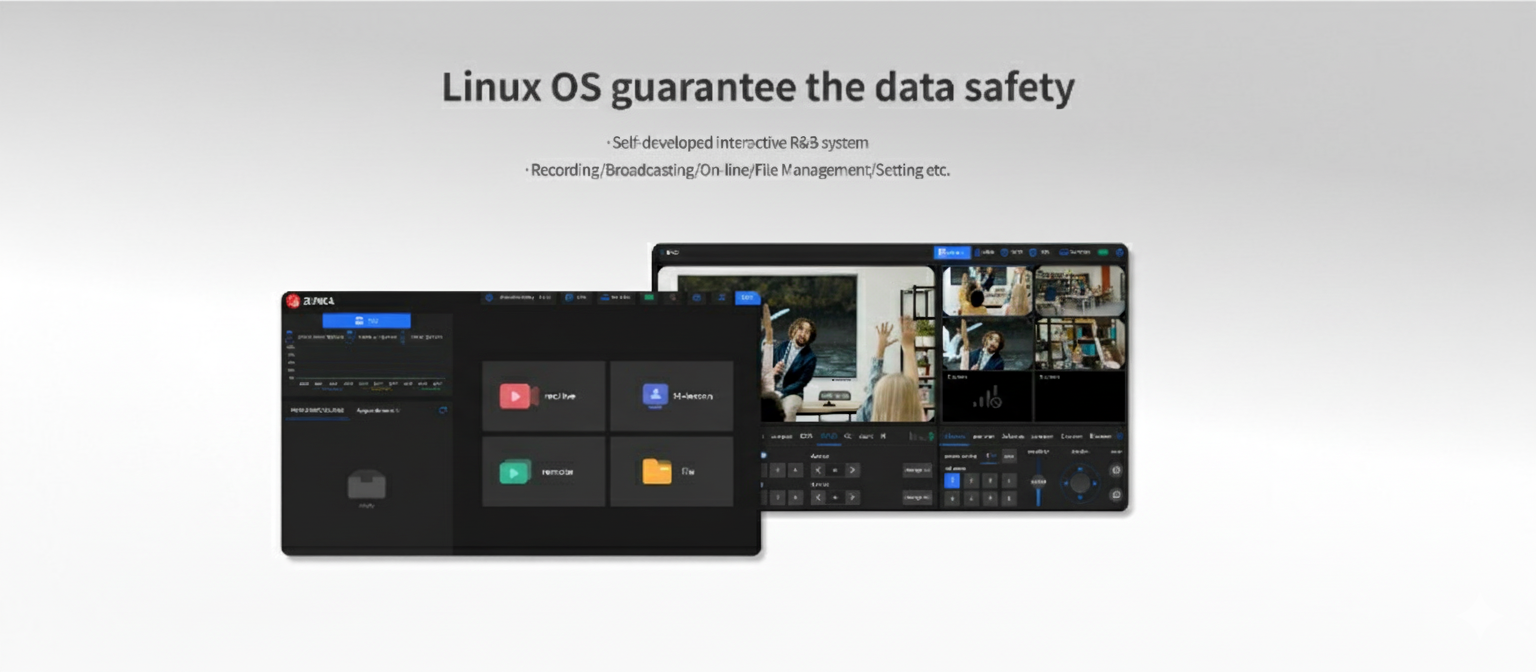 Solution mobile de captation et de diffusion vidéo W-R01