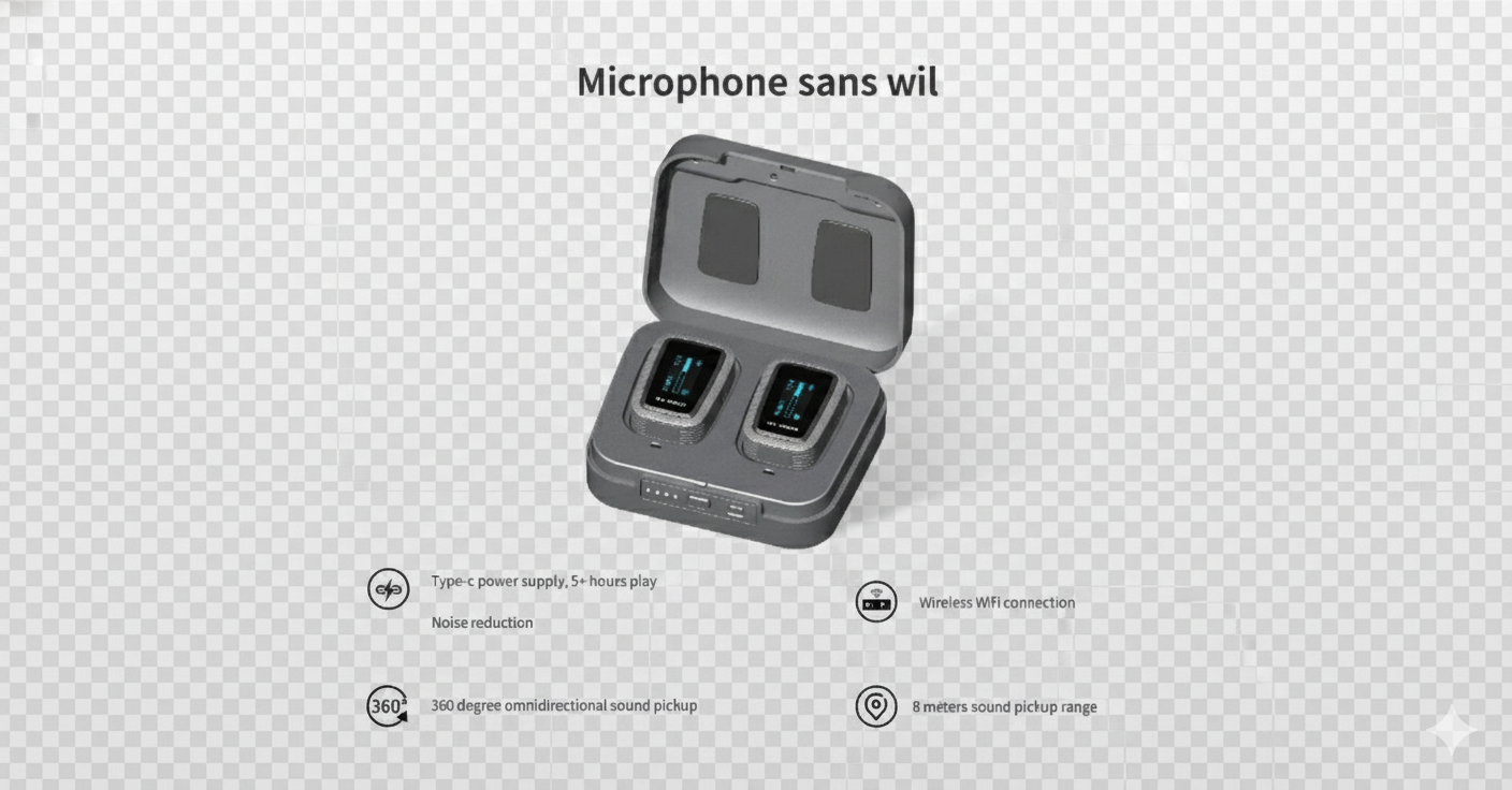 Solution mobile de captation et de diffusion vidéo W-R01