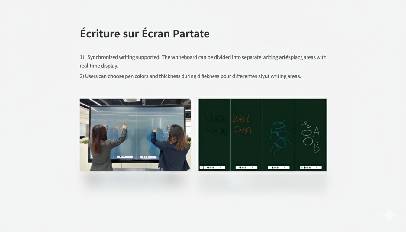 Écran tactile EDLA interactif – Série RS02