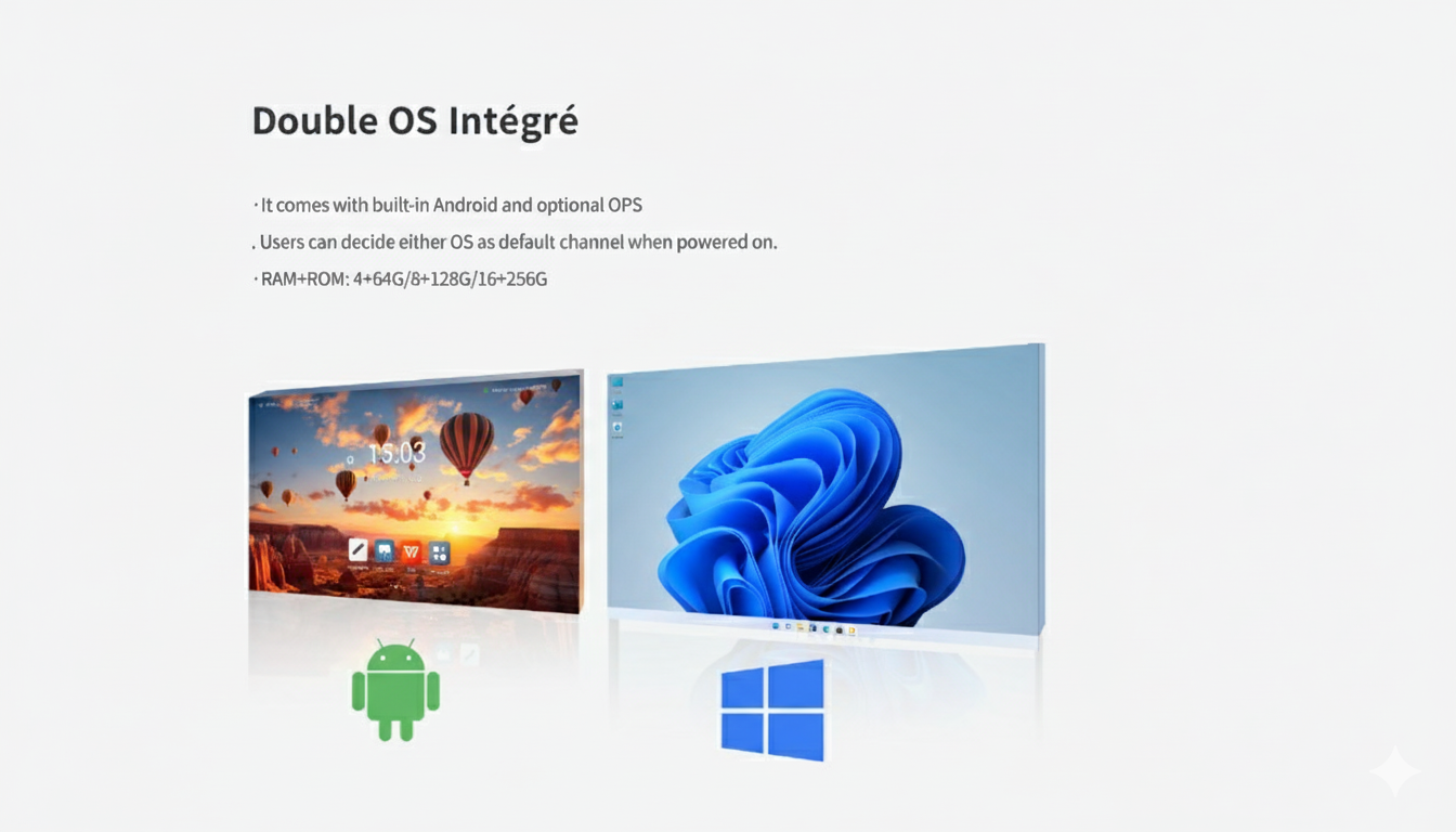 Écran tactile IR Premium – Série RS05