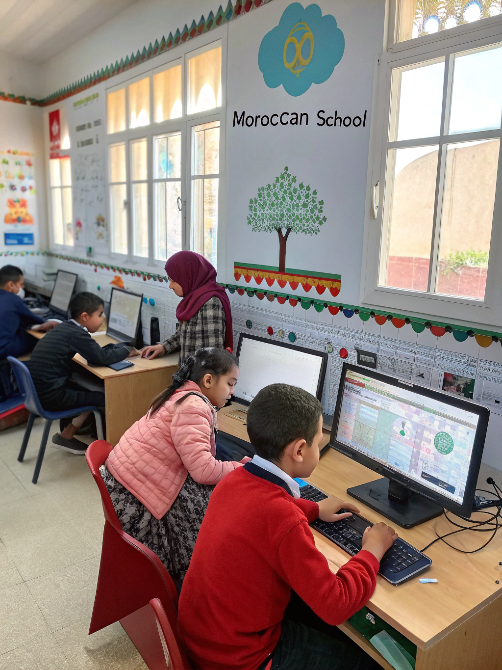 Suivi de parc et service après-vente éducatif pour tableaux numériques