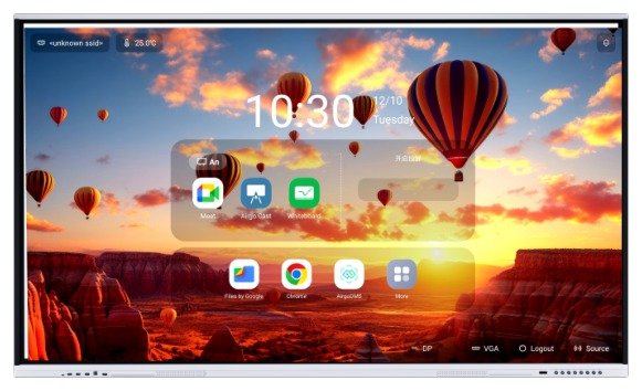 Écran interactif 75 pouces Weonex WX-WB07524H Android 14 tactile 4K